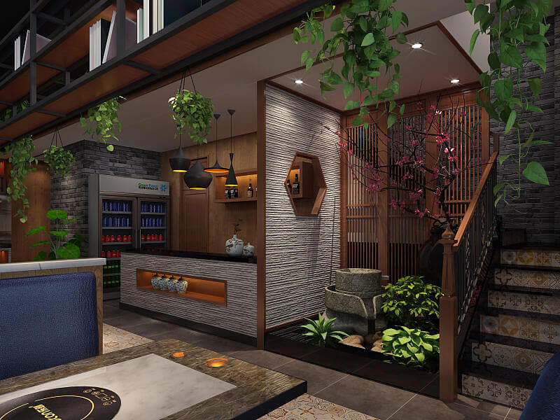 郑州红达小牛清真火锅装修设计公司案例