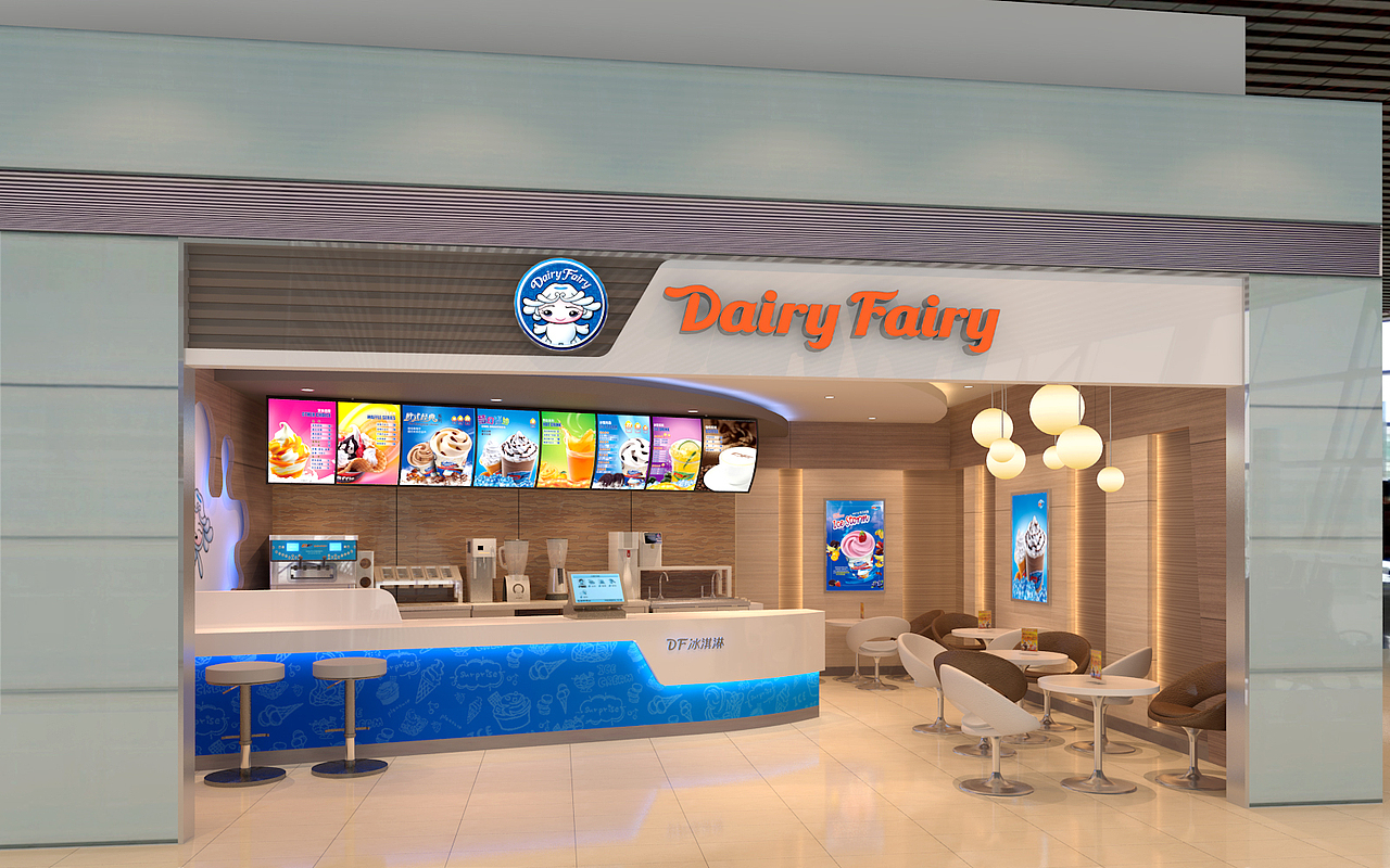 df冰淇淋店店面设计
