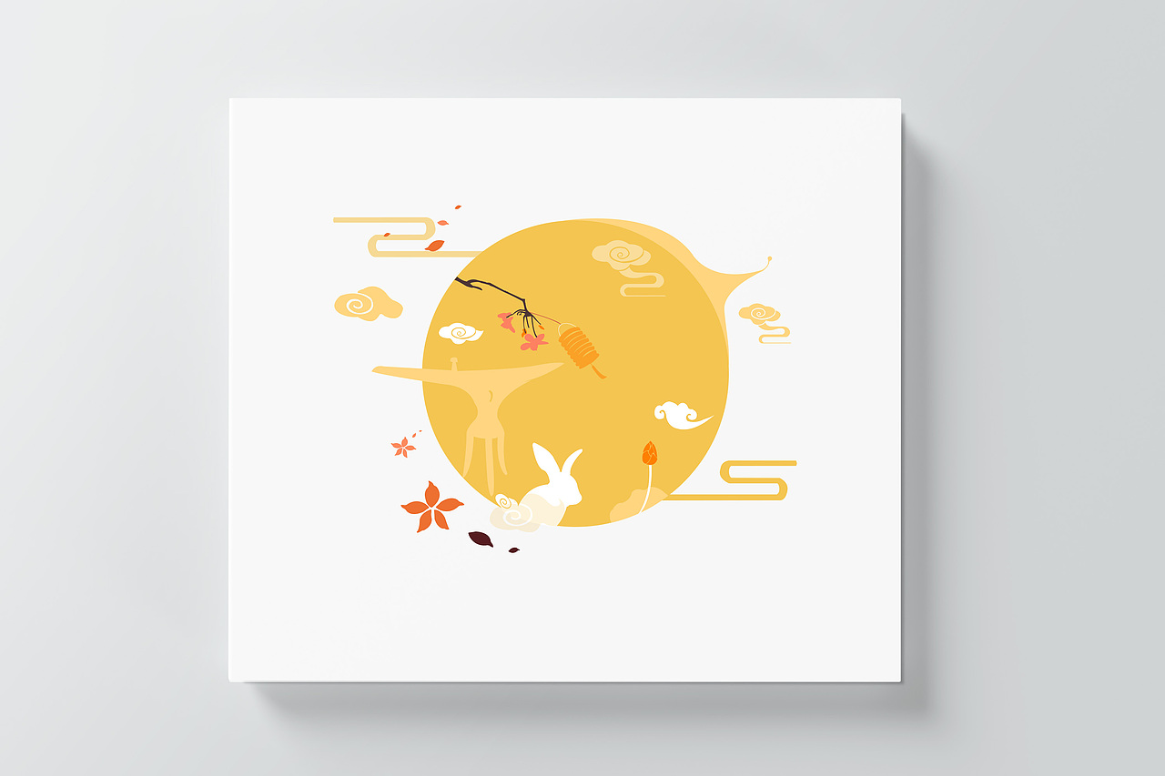 中秋節(jié)插畫（圖ZNTY0Njk4ODg=） - 新銳潮流插畫 - 站酷設(shè)計(jì)師墨飛_design原創(chuàng)素材 - 站酷ZCOOL
