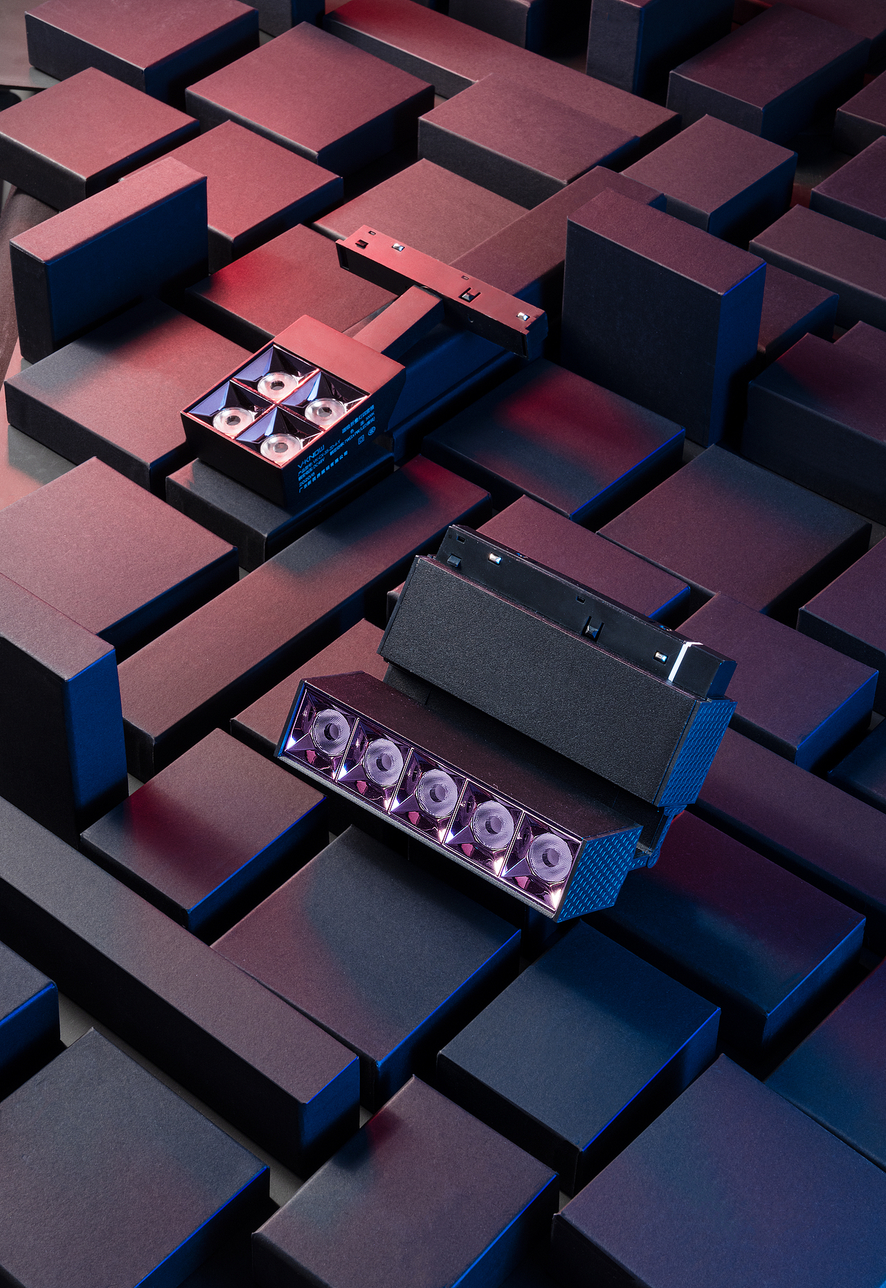 LED 智能家居磁吸轨道磁吸折叠泛光灯磁吸灯系列