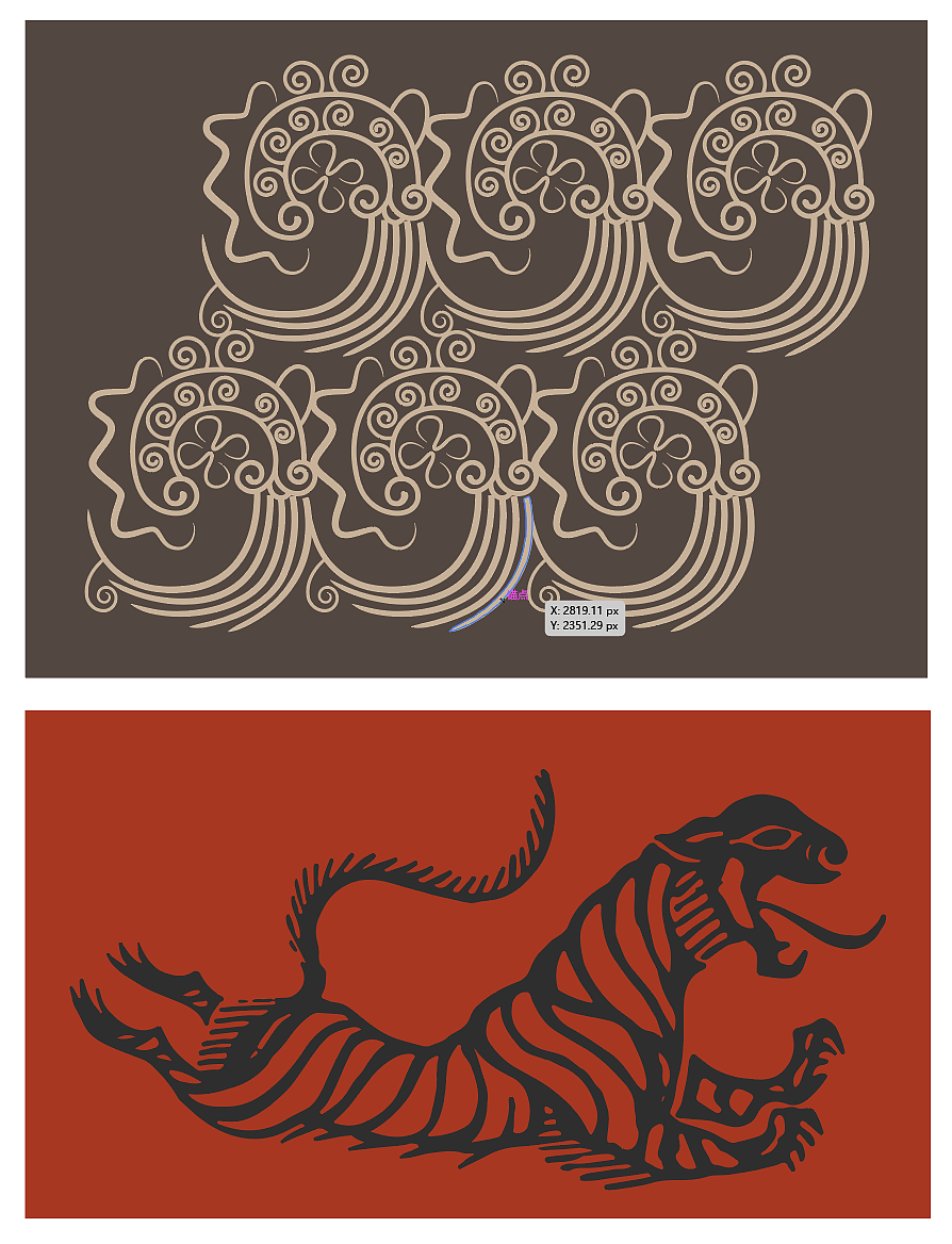 纹样集（前770年——907年）（图ZMTQ5NDkwNTM2） - 图案 - 站酷设计师张明明的狗叫孤独原创素材 - 站酷ZCOOL