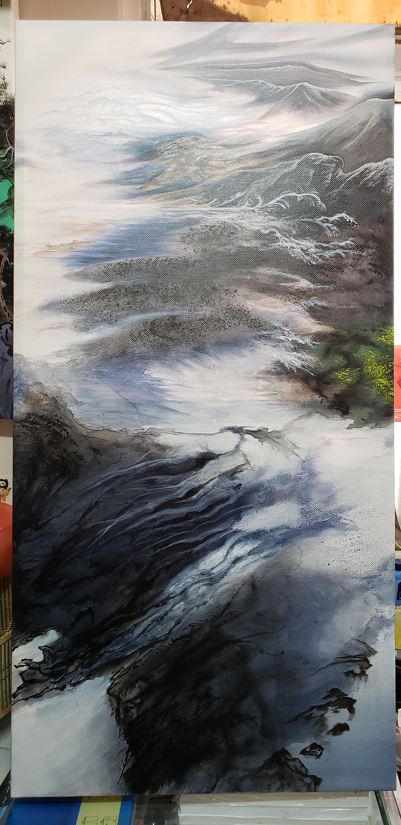 天接云涛连晓雾