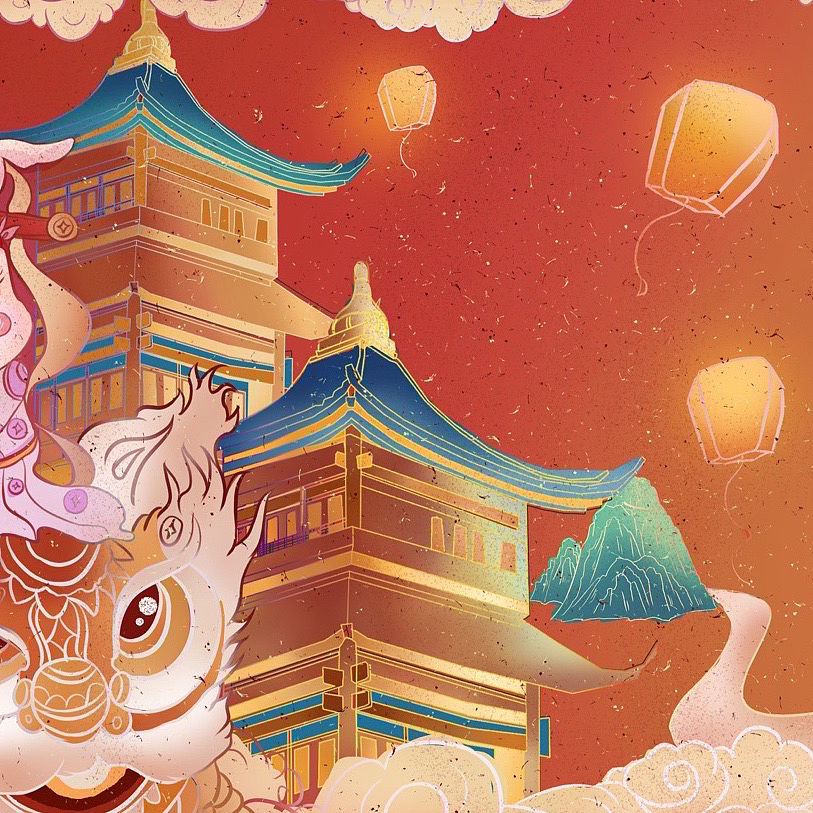 新年吉祥（图ZMzIzNDcwOTIw） - 商业插画 - 站酷设计师Z598383161原创素材 - 站酷ZCOOL