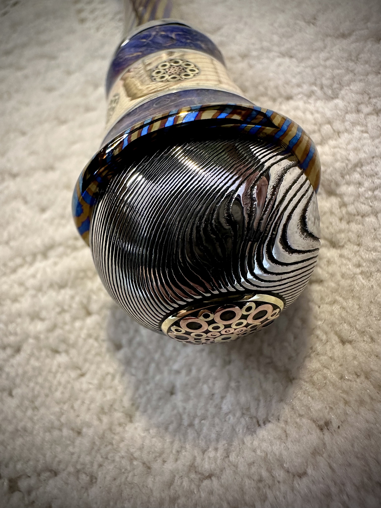 瑞粉大马士革茶刀