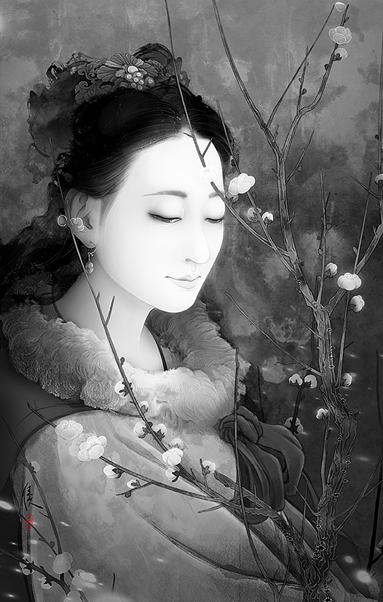 梅兰竹菊（图ZMTU3NzQ1OTg4） - 艺术插画 - 站酷设计师佳仙人原创素材 - 站酷ZCOOL