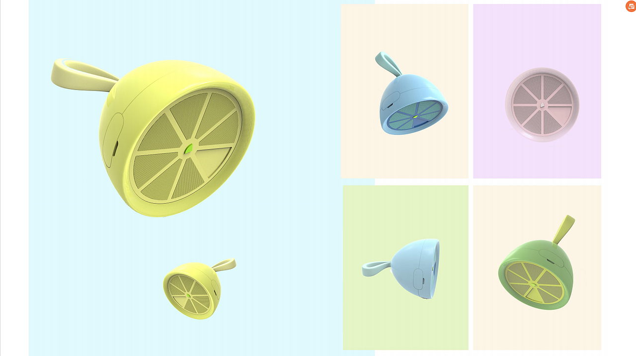 柠檬便携音响（图ZMjgzMDM0MDAw） - 电子产品 - 站酷设计师Z83255322原创素材 - 站酷ZCOOL