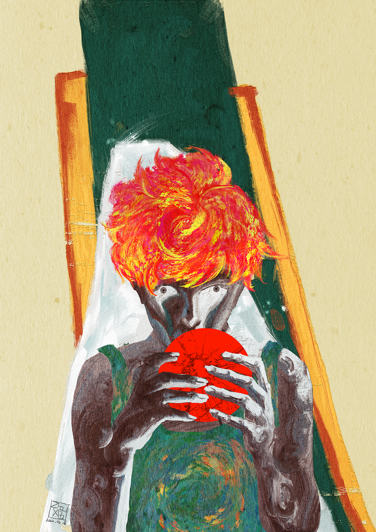 《易碎之梦》（图ZMjkyOTAyNzky） - 艺术插画 - 站酷设计师摸鱼zxb原创素材 - 站酷ZCOOL