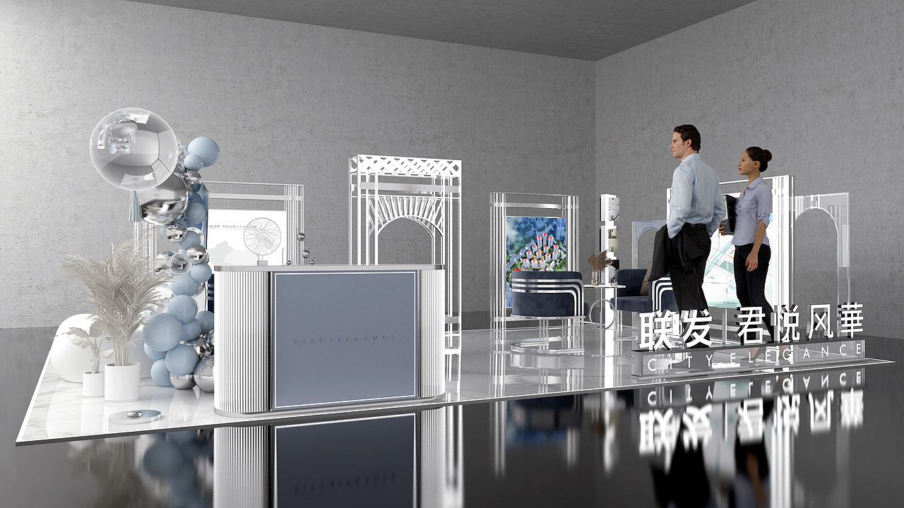 地产商场临展设计（已商用，禁抄袭）