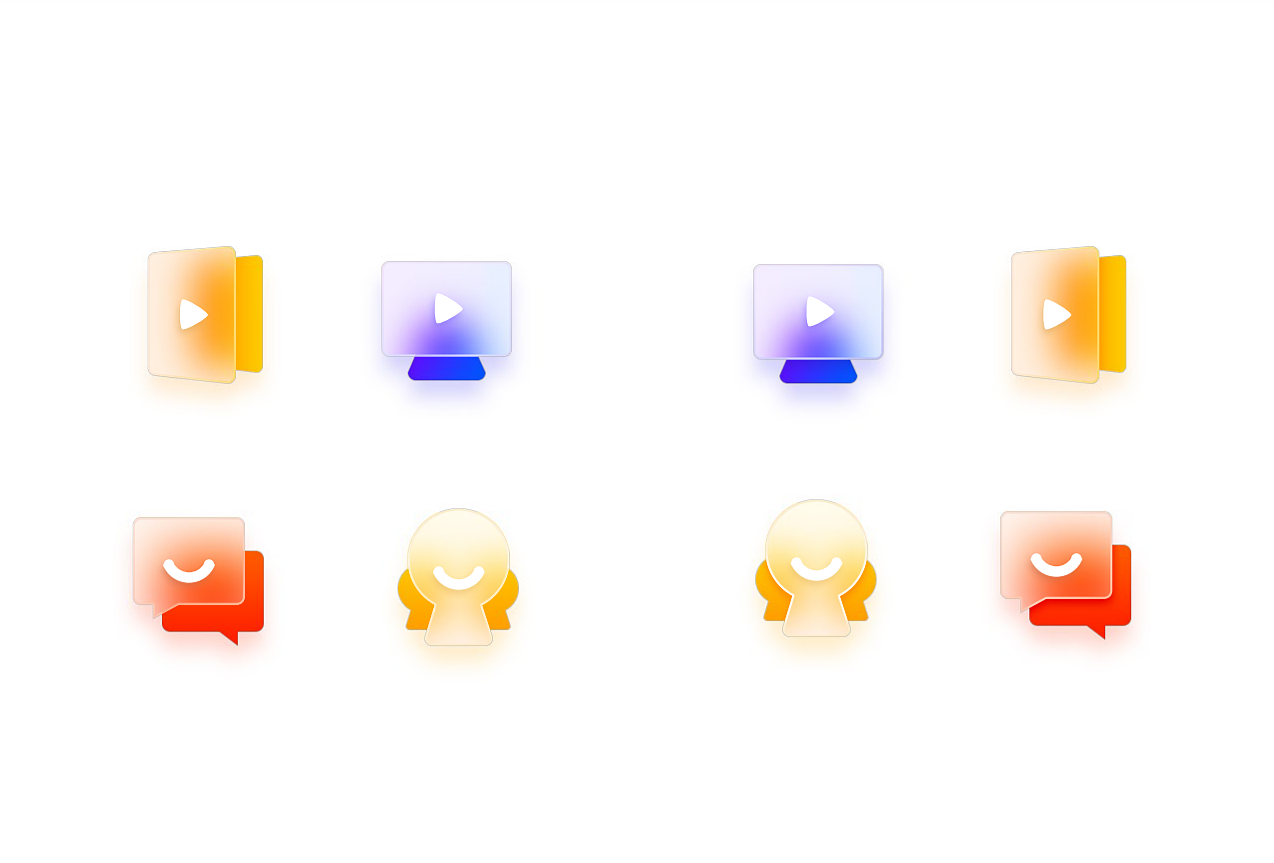 图标临摹—毛玻璃1|ui|图标|肥肥肥猪 - 临摹作品 - 站酷 (zcool)