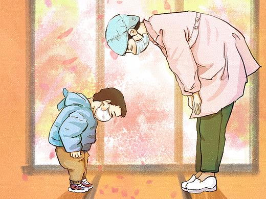 护士节插画海报