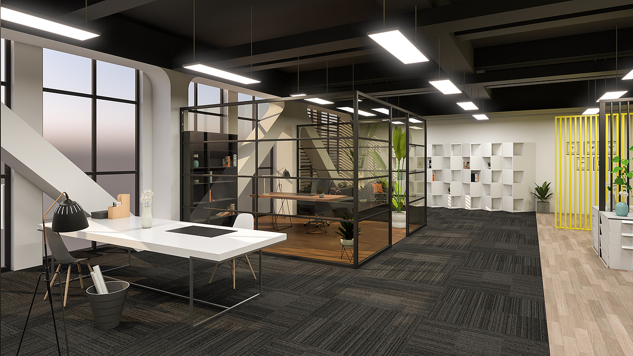 实验室教师区室内设计（图ZMTM1MzM1MjQw） - 建筑/空间 - 站酷设计师小白lrc原创素材 - 站酷ZCOOL