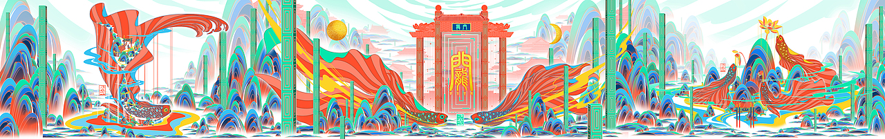 新年贺岁-鲤跃龙门（图ZMjQxNDI3Njg4） - 创作习作 - 站酷设计师L灵玉原创素材 - 站酷ZCOOL