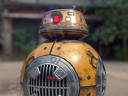 来自《STAR WARS》小机器的材质练习