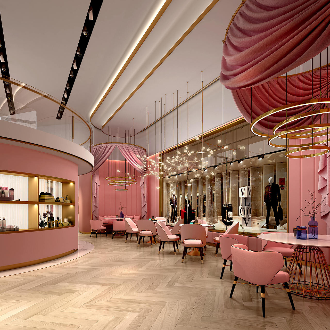 青岛红人馆空间设计（图ZMTM2NjA2OTc2） - 家装设计 - 站酷设计师RefineDesign原创素材 - 站酷ZCOOL