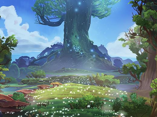 《奥日与黑暗森林》场景练习