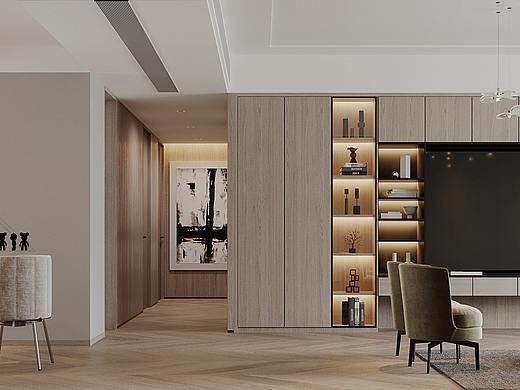 现代风格-浅色原木色系（个人主页-ZNTQwNTA0NTI=） - 家装设计 - 站酷设计师安屿设计事务所原创素材 - 站酷ZCOOL