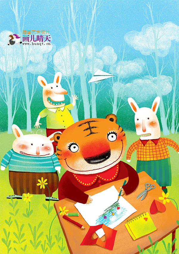 儿童插画（图ZMTM5ODk4MA==） - 创作习作 - 站酷设计师画儿晴天原创素材 - 站酷ZCOOL