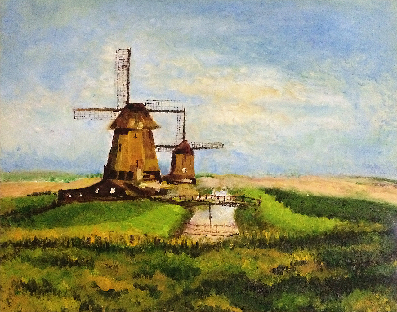 風(fēng)景油畫(huà)（圖ZMzMwNDkxNzY=） - 繪畫(huà) - 站酷設(shè)計(jì)師簍簍開(kāi)飛機(jī)原創(chuàng)素材 - 站酷ZCOOL