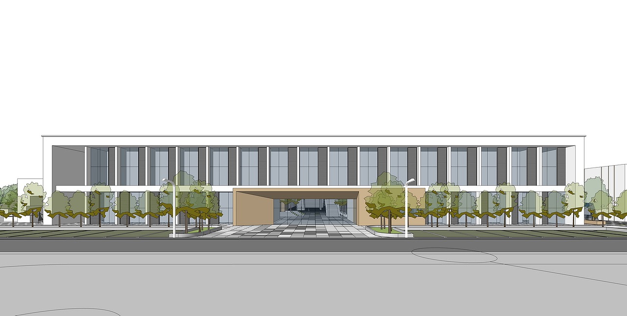 厂房SU模型下载