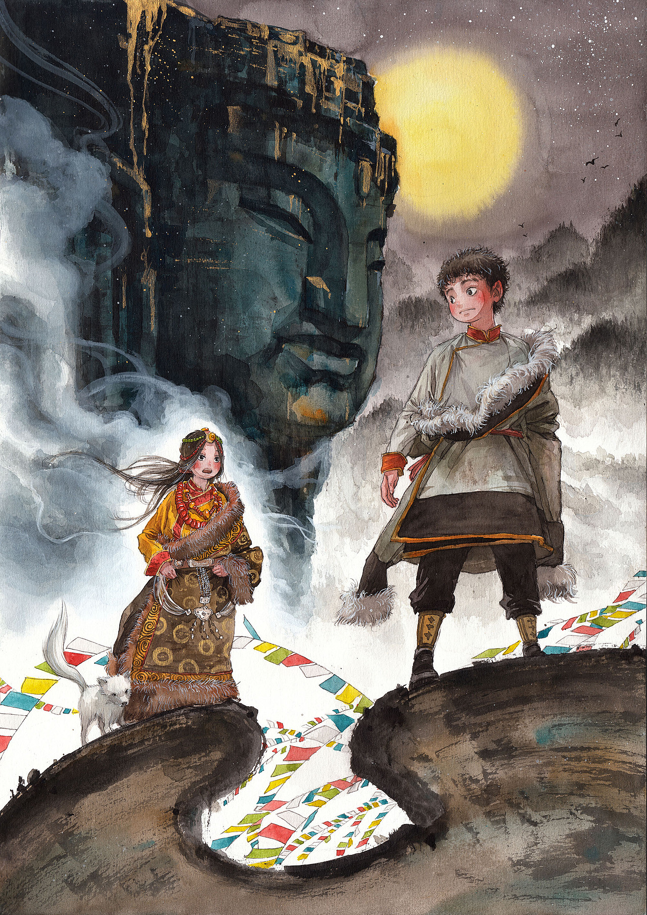 漫画《仓央嘉措》近期（图ZMzIwODIwMDQ=） - 中/长篇漫画 - 站酷设计师格子炒饭原创素材 - 站酷ZCOOL