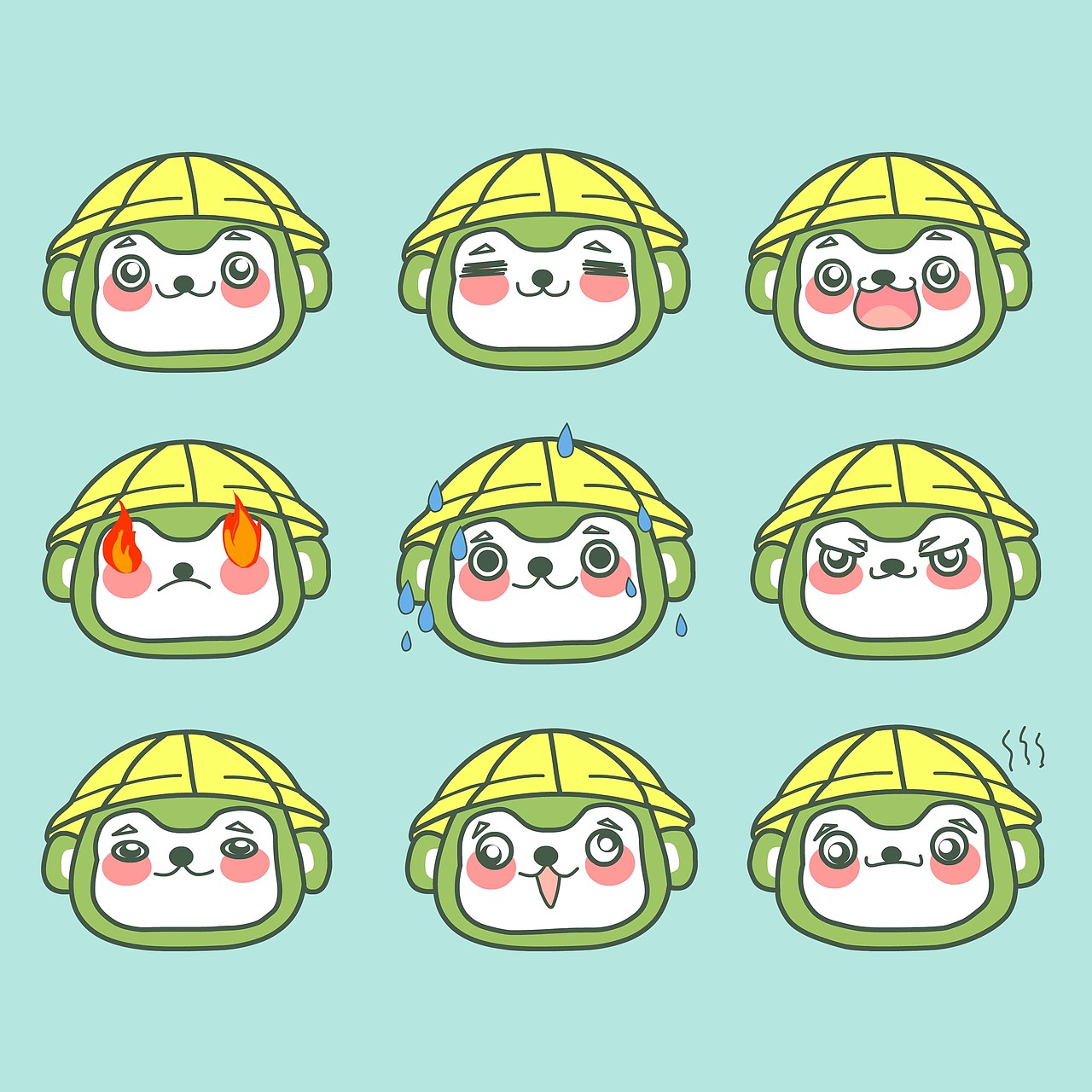 山水孕育的小Q猴