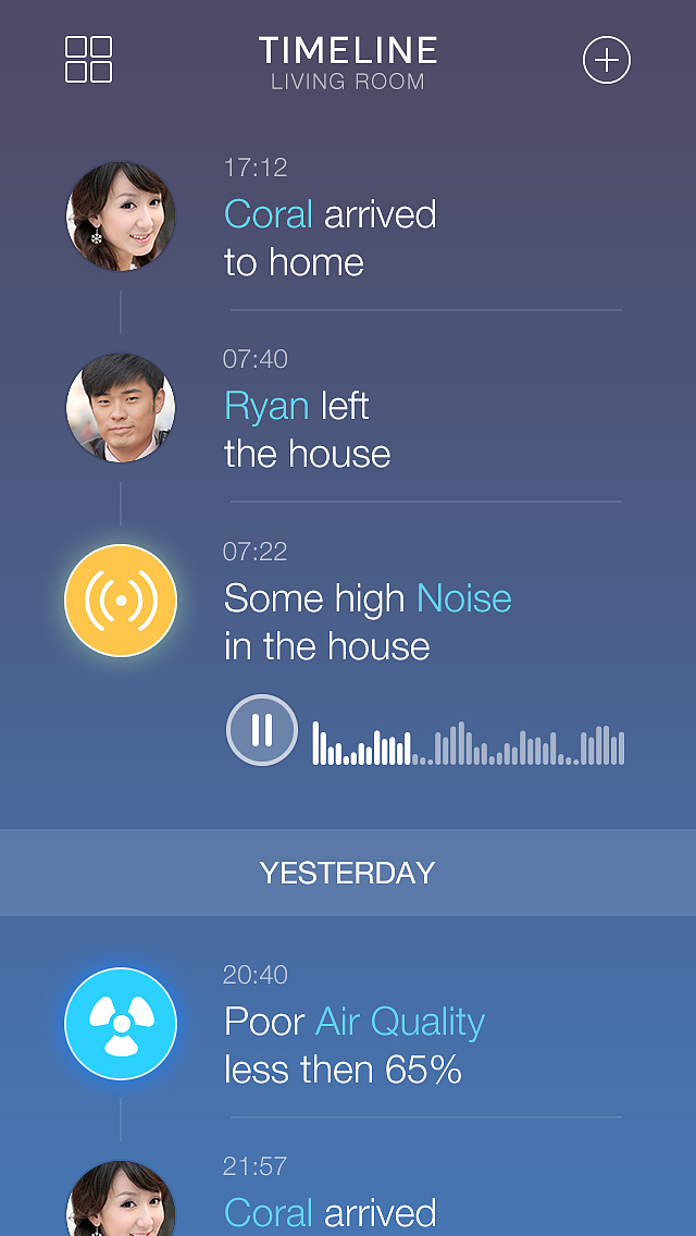 智能家居app界面练习附PSD（图ZMjE3MTc0ODQ=） - APP界面 - 站酷设计师慕晨Ryan原创素材 - 站酷ZCOOL