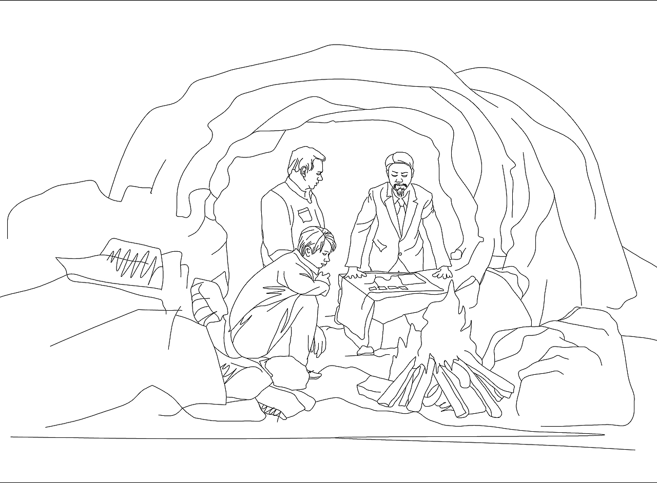 辛亥革命人物手绘|三维|场景|雕塑浮雕场景设计_原创作品-站酷zcool