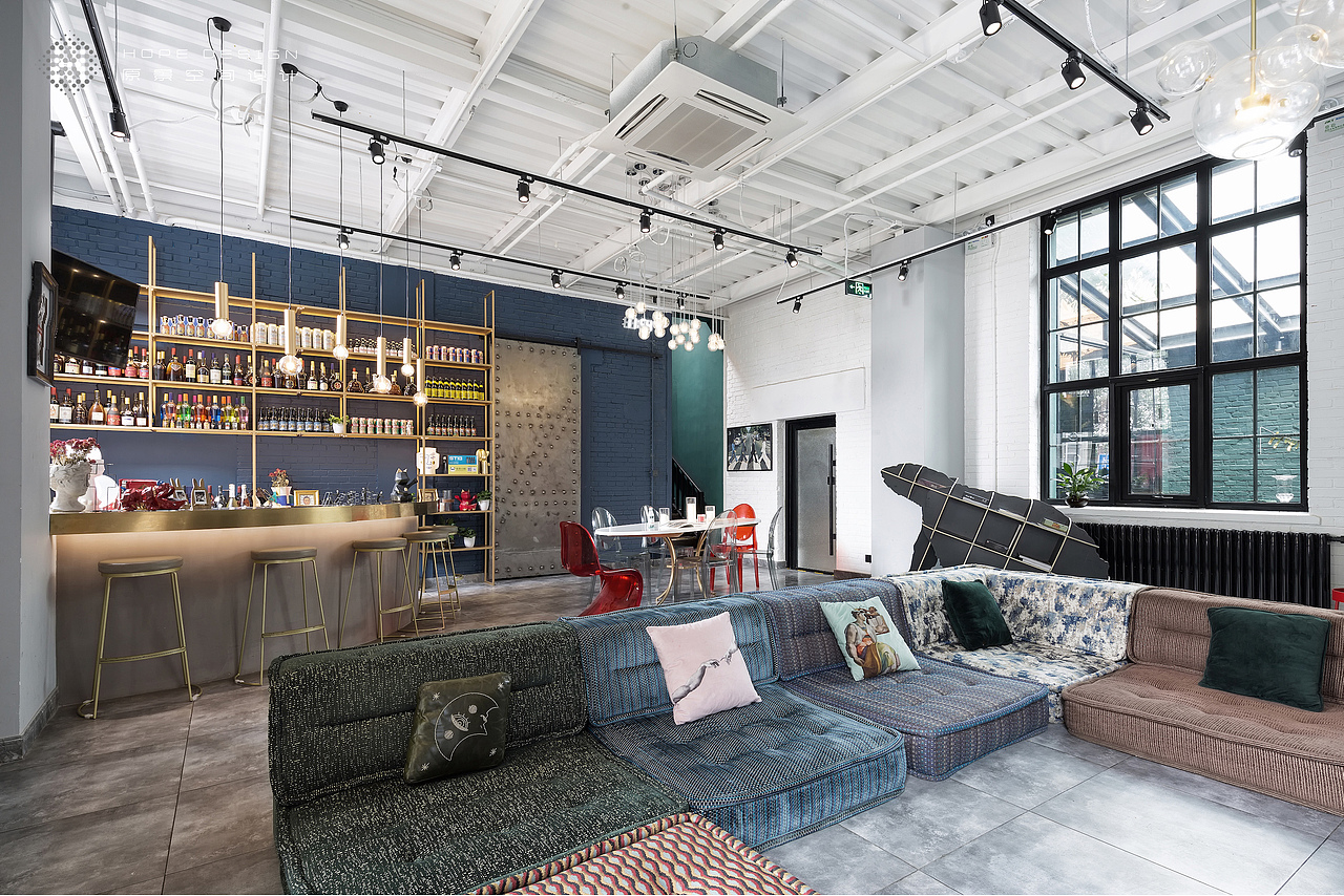 打破常规，在假日中碰撞 | 北京·AFTER PARTY 轰趴馆（图ZMTk5NTA5MjE2） - 家装设计 - 站酷设计师原景空间设计原创素材 - 站酷ZCOOL