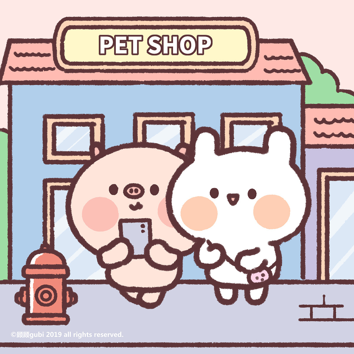 豬次郎的2019年（圖ZMTkxNTUyNzE2） - 創(chuàng)作習作 - 站酷設計師顧顧gugu原創(chuàng)素材 - 站酷ZCOOL