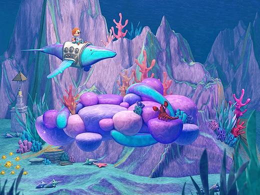 梦中游   C4D插画