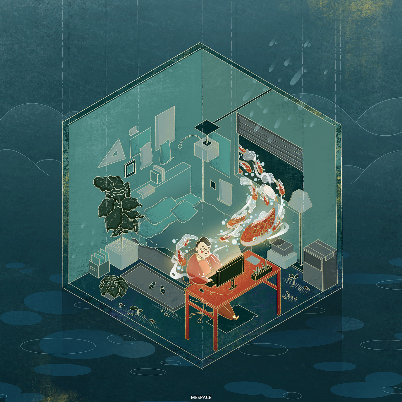 MESPACE空间插画（图ZMjEwNTY3MTUy） - 艺术插画 - 站酷设计师MEspace天植原创素材 - 站酷ZCOOL