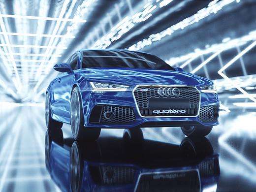 C4D丨Full CG Audi RS7