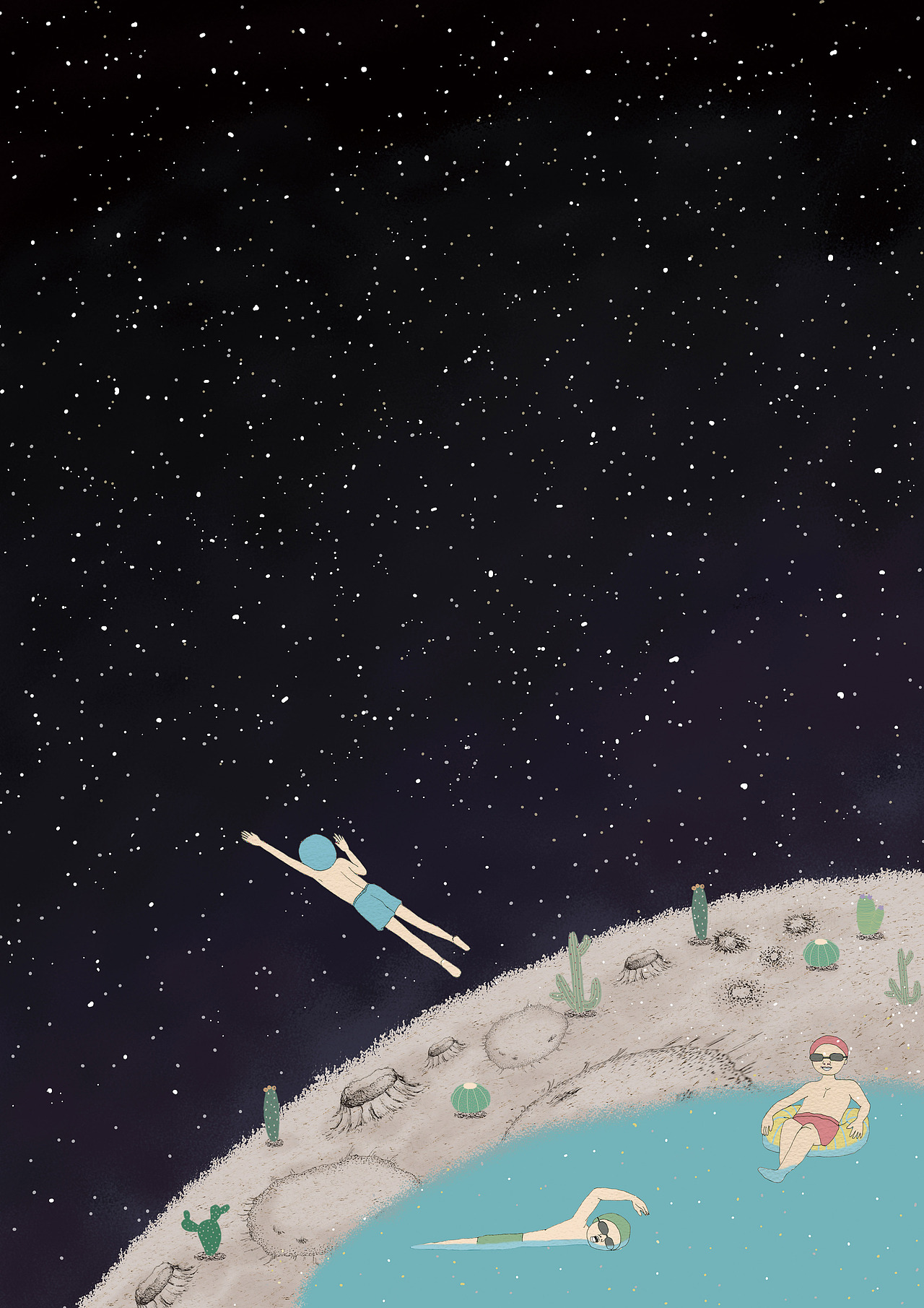 太空人（图ZNjk3NzYxOTI=） - 商业插画 - 站酷设计师小光光丶原创素材 - 站酷ZCOOL