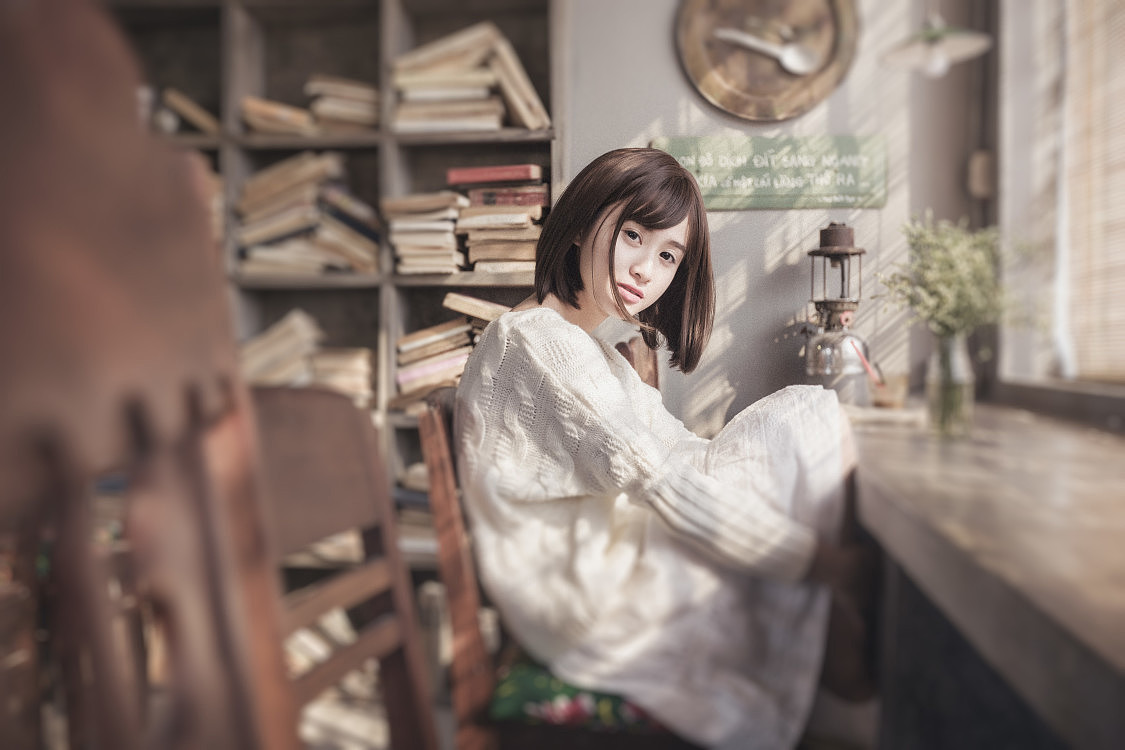 婚纱调色及修饰