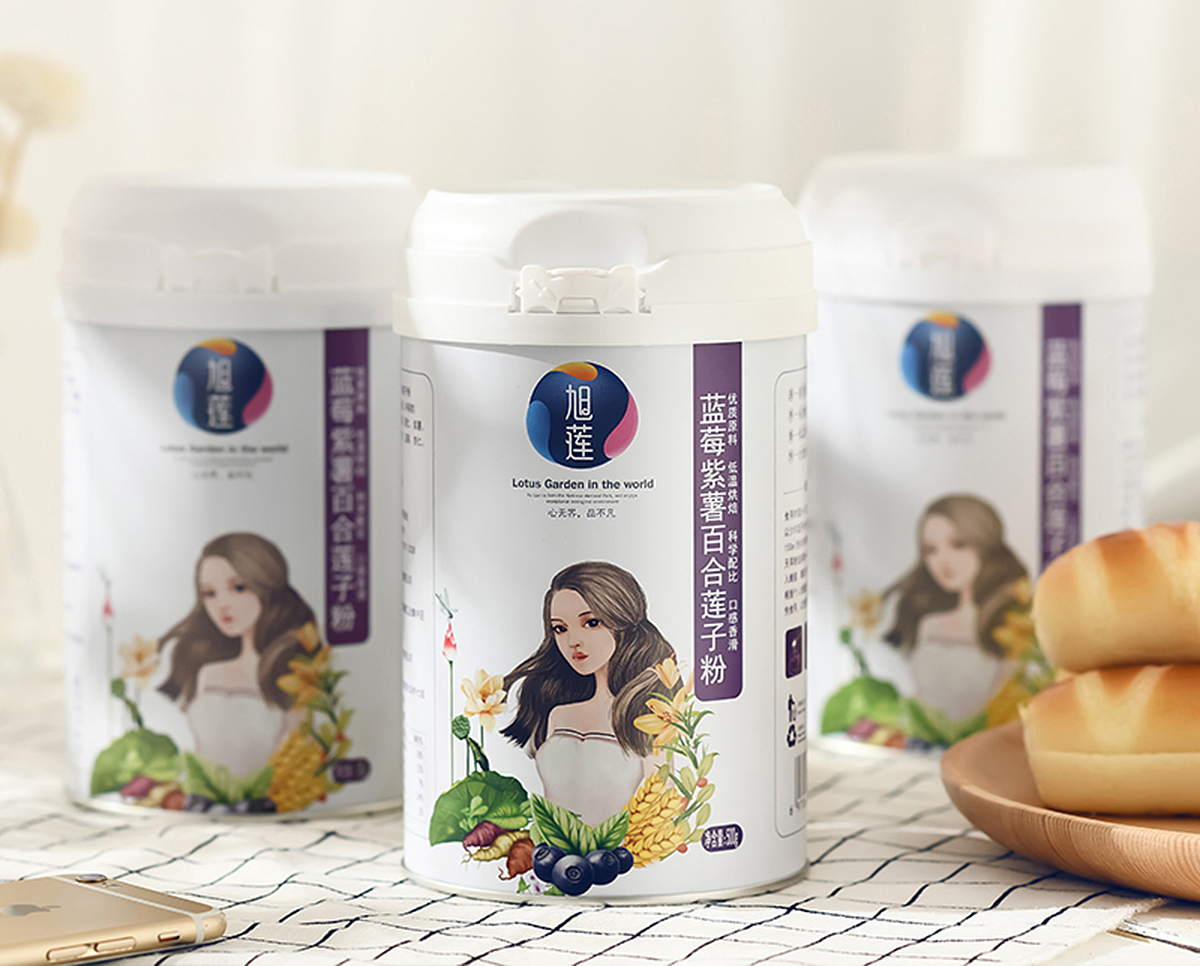 旭莲五谷膳食——河北徐桂亮品牌设计（图ZMTIyMjUwMzQ4） - 包装 - 站酷设计师徐桂亮品牌设计原创素材 - 站酷ZCOOL