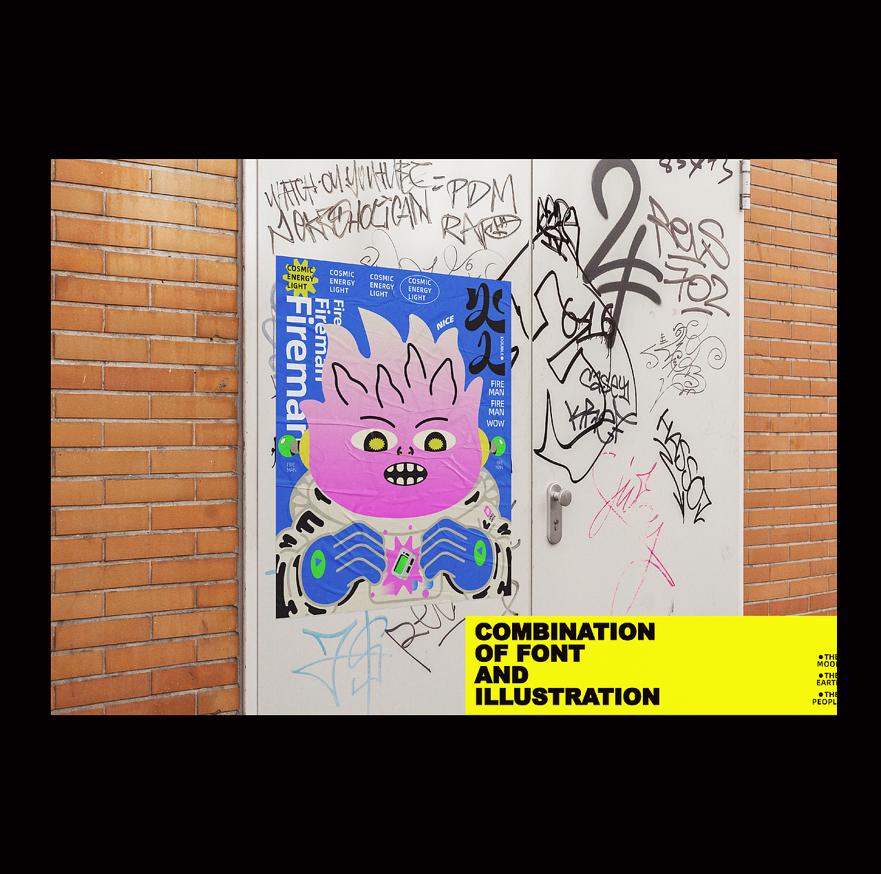 趣味字体插画海报设计/Fun Poster Design(图ZMjcyMjQyOTMy) - 宣传物料 - 站酷设计师Double多宝原创素材 - 站酷ZCOOL