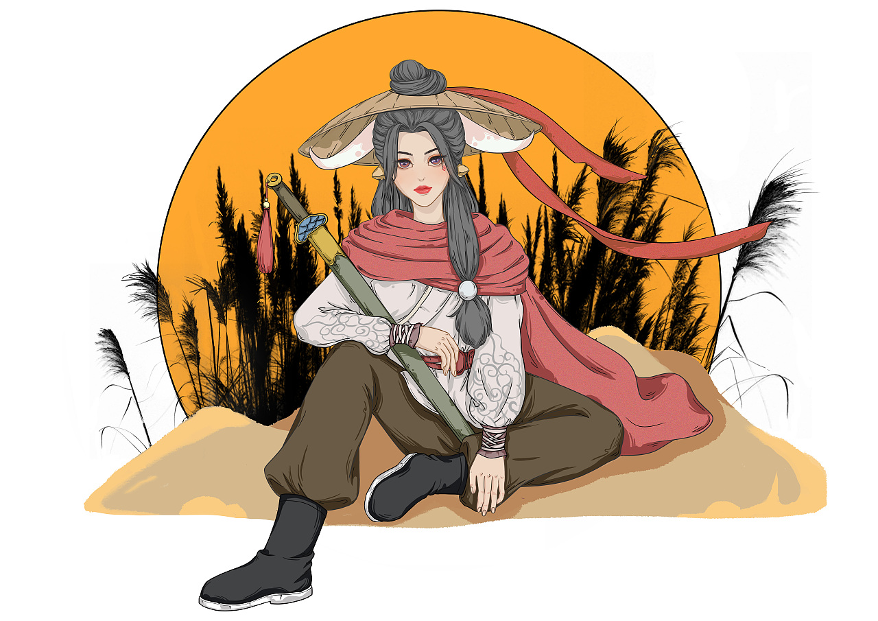 2021年的第一幅作品🌸（图ZMjM4ODg5OTY4） - 艺术插画 - 站酷设计师虹屿原创素材 - 站酷ZCOOL