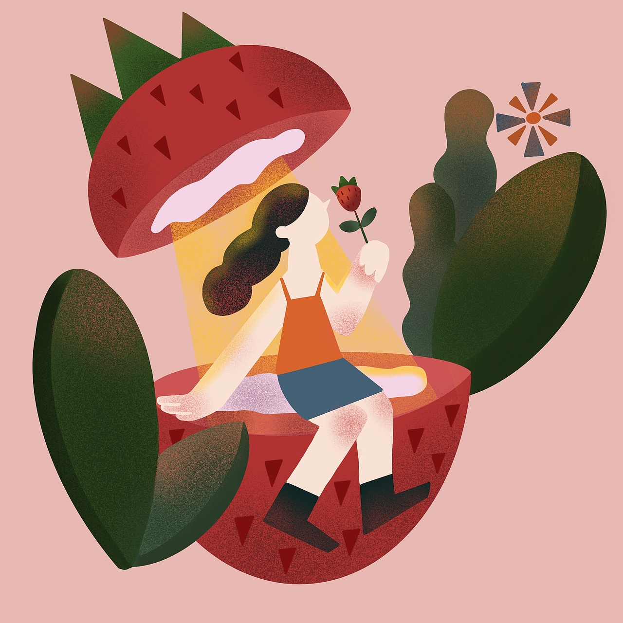 草莓花朵是什么味道呢?