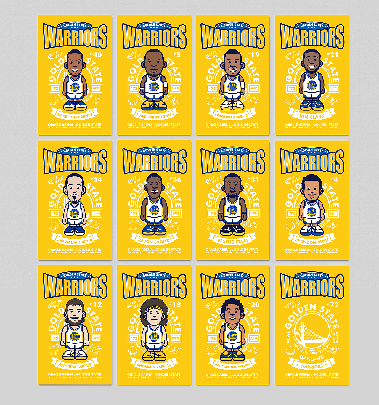 nba勇士队卡通形象