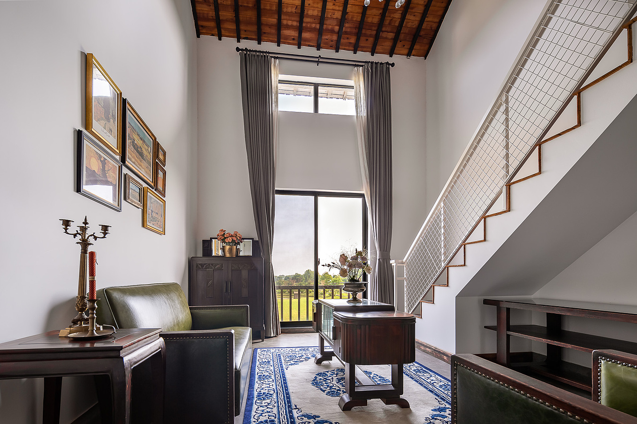 民宿摄影上海青浦老谷仓民宿美式田园风格