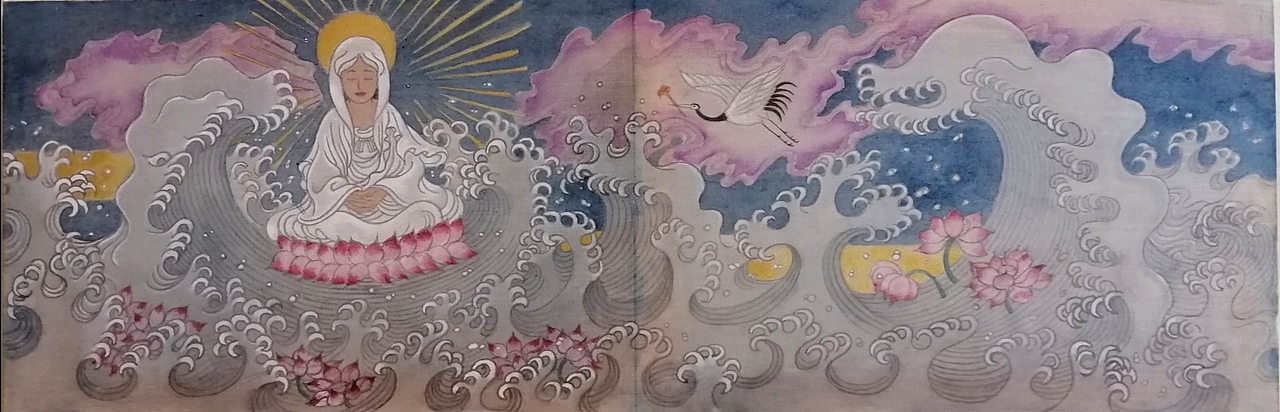 白鹤的故事 荷花池（图ZMjAxMDM4NjQ4） - 绘画 - 站酷设计师妙莙原创素材 - 站酷ZCOOL