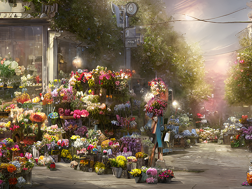 #AI创作实验室#想买束花给你