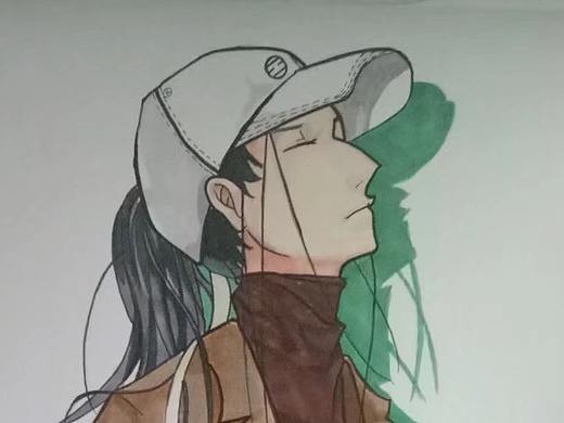 手绘临摹王也