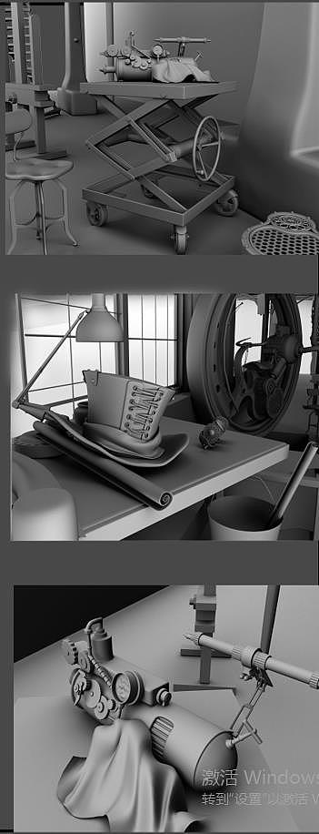 整理的一些建模练习的场景（图ZMTcyMjcwMzky） - 场景 - 站酷设计师小民iCG原创素材 - 站酷ZCOOL