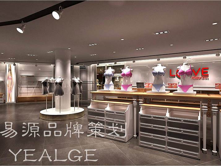 内衣店专卖店设计|内衣店连锁店设计|内衣店店铺设计（图ZMTE3ODc2NTQw） - 家装设计 - 站酷设计师易源品牌策划原创素材 - 站酷ZCOOL