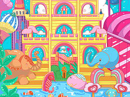 抽象——水上動(dòng)物園