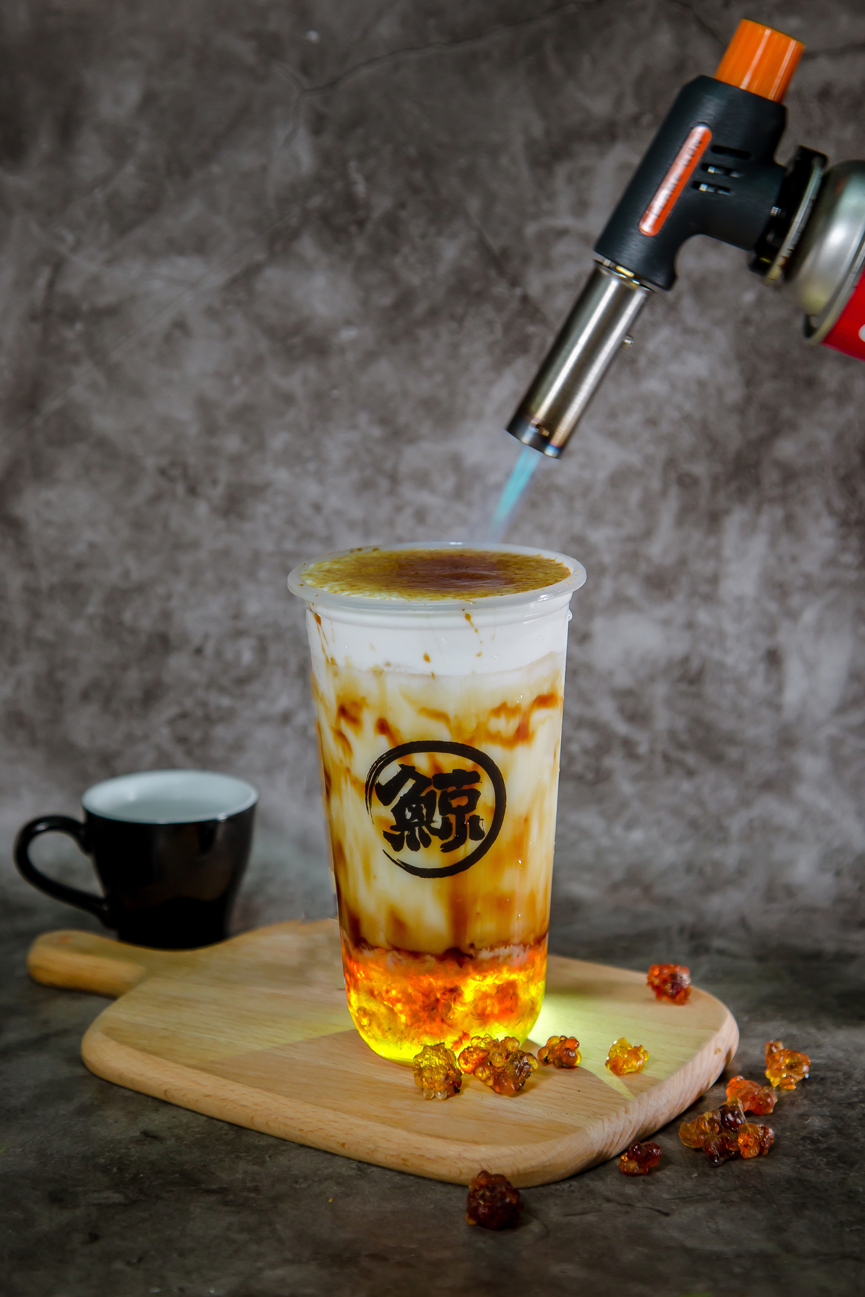 琉璃鲸奶茶拍摄