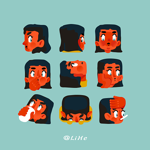 和（图ZMTk5NTQzMTM2） - 创作习作 - 站酷设计师紫目LI原创素材 - 站酷ZCOOL