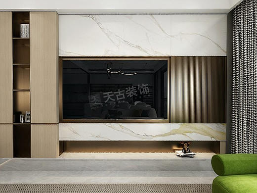 东原旭辉江山樾装修,叠拼别墅户型改造方案,现代风格