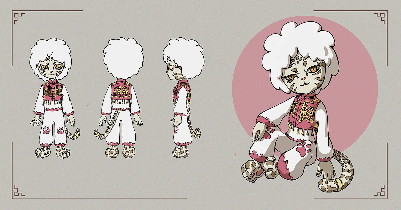 云豹 卡通角色（图ZMjc4MDk3ODQ0） - IP形象 - 站酷设计师the客原创素材 - 站酷ZCOOL